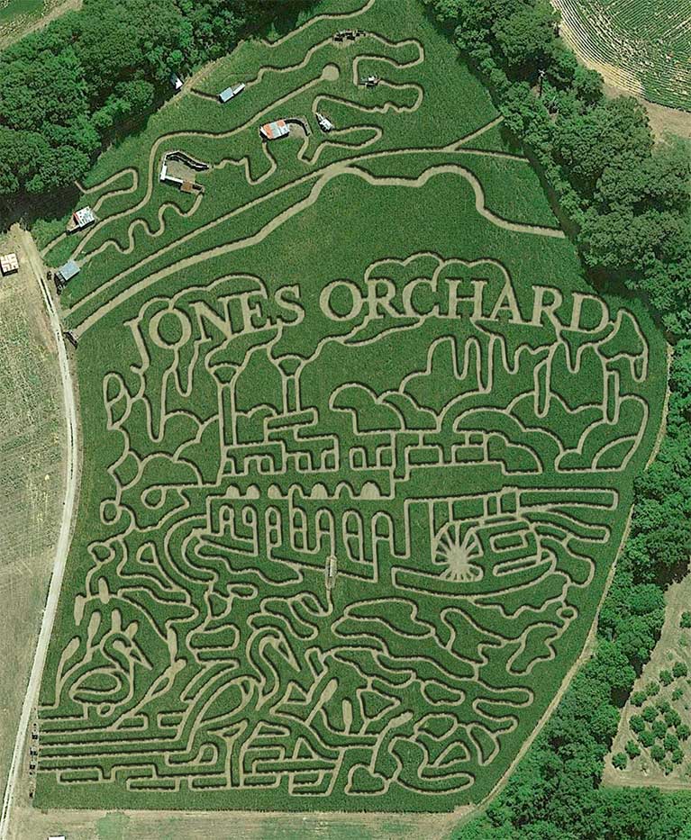 10-Acre Corn Maze and Fall Festival at Jones Orchard just north of Memphis