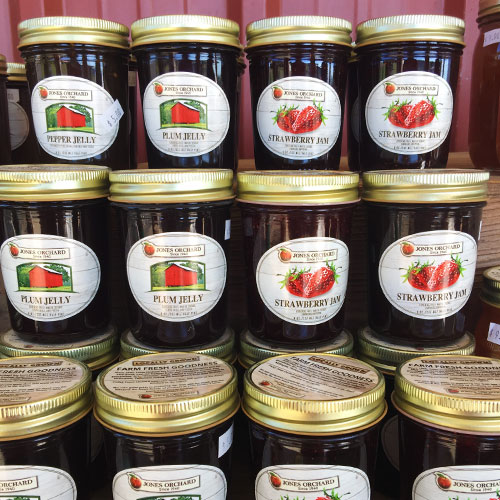 Spreads, Relishes, Chow Chow, Jams, Jellies, and more at Jones Orchard